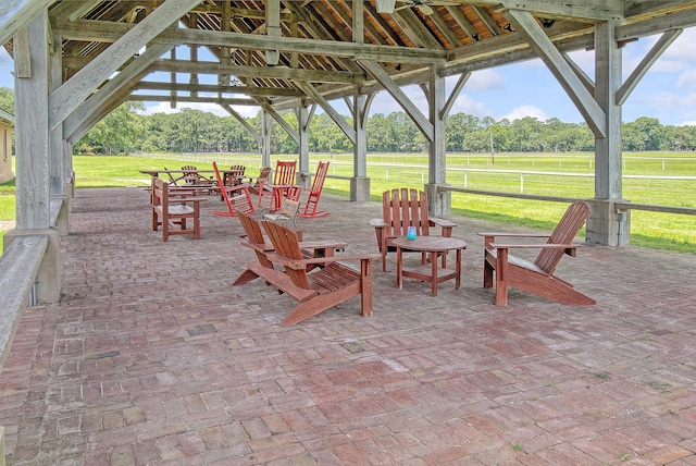5084 Timber Race Crse, Hollywood, SC 29449 - view of patio with a gazebo and view of scattered trees
