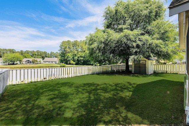 1136 Peninsula Cove Dr, Charleston, SC 29492 - view of yard with a storage unit and an outdoor structure