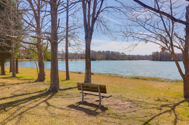 property view of water