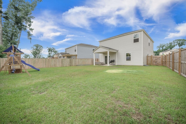 452 Minim St, Charleston, SC 29414 - view of yard featuring a playground and a patio