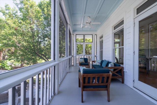 764 Post Oak Dr, Mount Pleasant, SC 29464 - sunroom / solarium with ceiling fan
