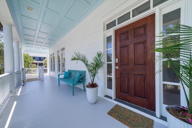 764 Post Oak Dr, Mount Pleasant, SC 29464 - doorway to property with a porch