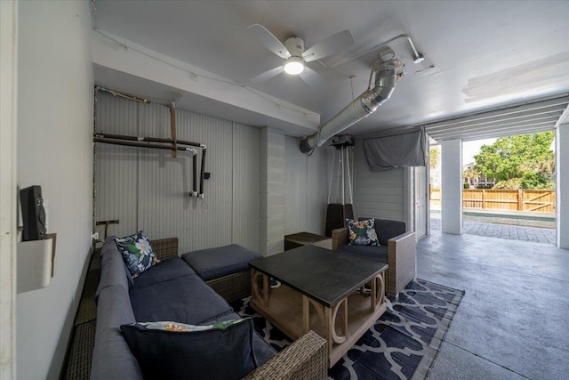 764 Post Oak Dr, Mount Pleasant, SC 29464 - basement featuring a ceiling fan