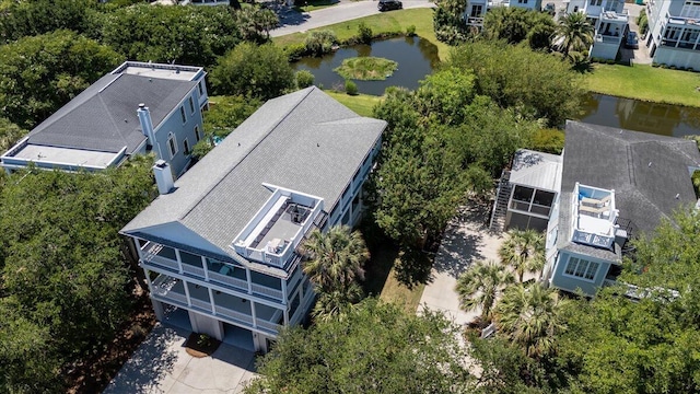 764 Post Oak Dr, Mount Pleasant, SC 29464 - aerial view of property and surrounding area with a large body of water