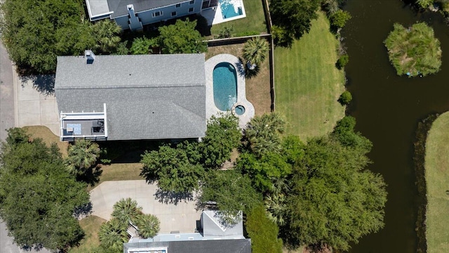 764 Post Oak Dr, Mount Pleasant, SC 29464 - view from above of property featuring a large body of water