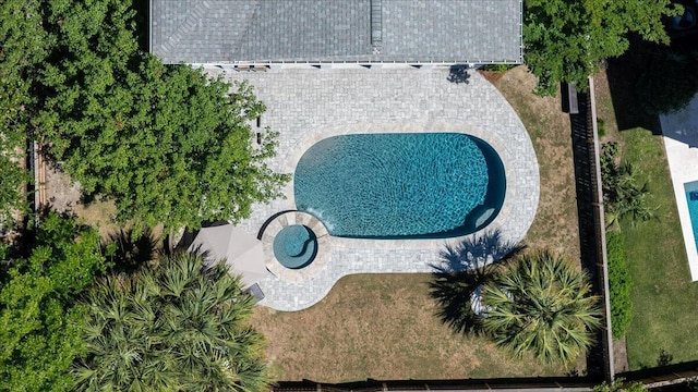 764 Post Oak Dr, Mount Pleasant, SC 29464 - drone / aerial view of a pool