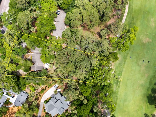2653 Seabrook Island Rd, Seabrook Island, SC 29455 - aerial view of property's location featuring property parcel outlined