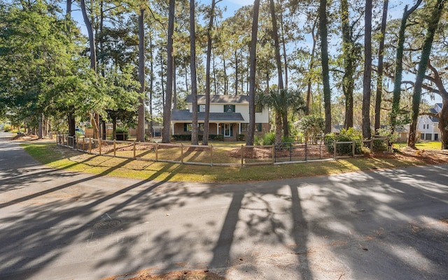 view of front of property