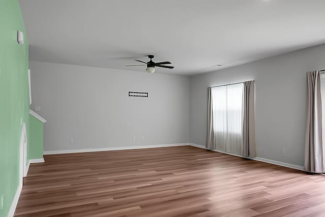 717 Butter Rd, Bonneau, SC 29431 - unfurnished room featuring ceiling fan and wood finished floors