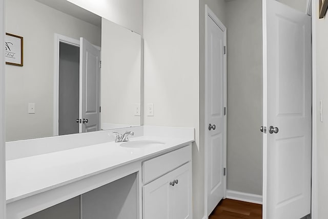 717 Butter Rd, Bonneau, SC 29431 - bathroom with vanity and wood finished floors