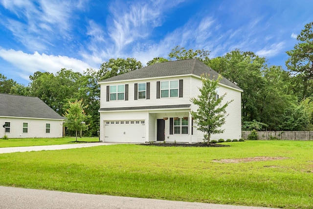 717 Butter Rd, Bonneau, SC 29431 - view of front of home with an attached garage and driveway