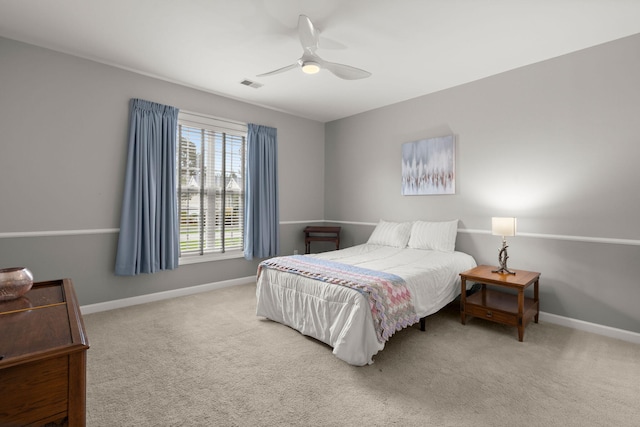 2772 Latrobe Ct, Mount Pleasant, SC 29466 - carpeted bedroom with baseboards and a ceiling fan