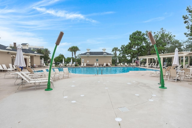 2772 Latrobe Ct, Mount Pleasant, SC 29466 - community pool featuring a patio area and a pergola