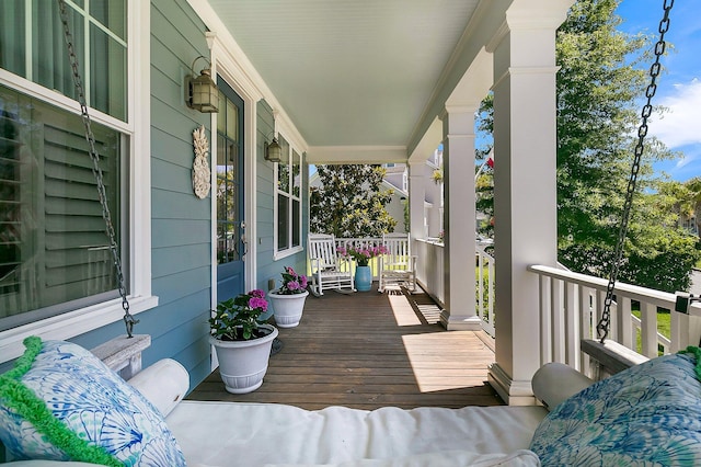 1325 Whisker Pole Ln, Mount Pleasant, SC 29466 - view of wooden porch