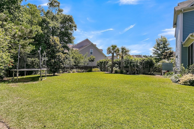 1325 Whisker Pole Ln, Mount Pleasant, SC 29466 - view of yard featuring a trampoline