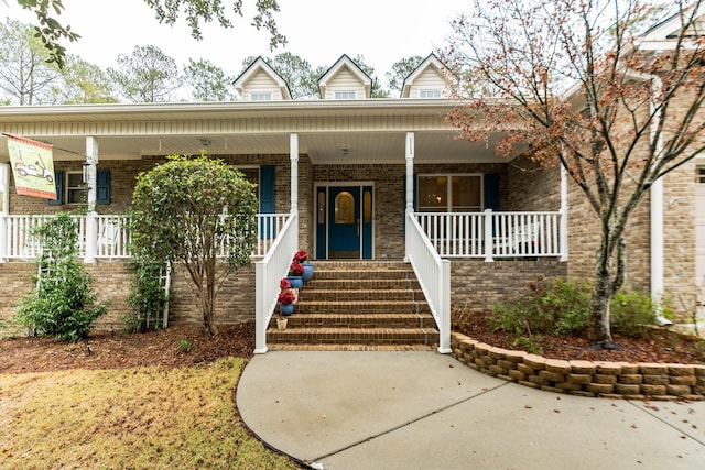 bungalow featuring a porch