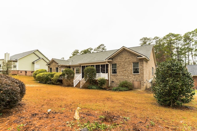 view of ranch-style home