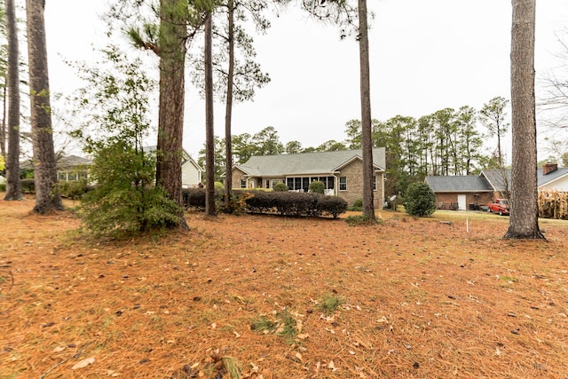 view of ranch-style home