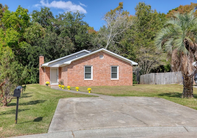 view of property exterior featuring a yard