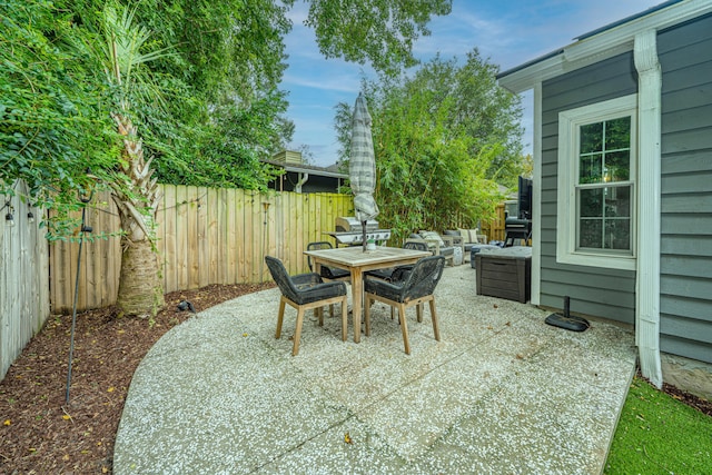 view of patio