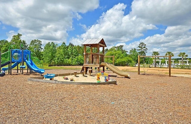 view of play area