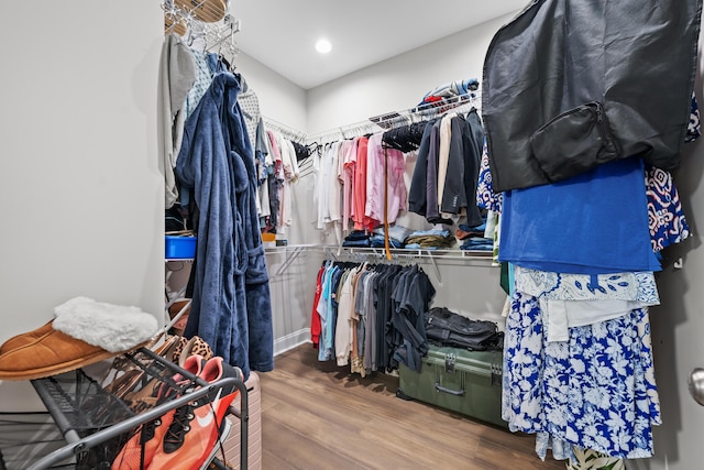 4319 Bream Rd, Charleston, SC 29418 - walk in closet featuring wood finished floors