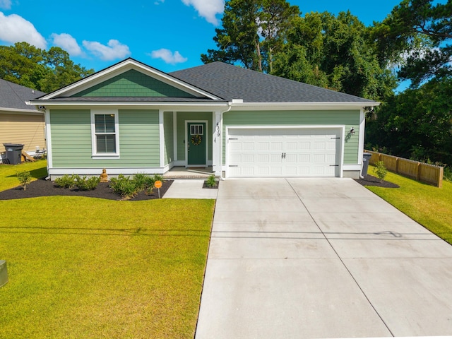 4319 Bream Rd, Charleston, SC 29418 - view of front of house with an attached garage, driveway, and a porch