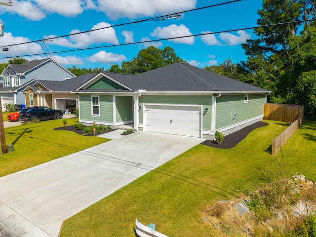 4319 Bream Rd, Charleston, SC 29418 - view of front facade featuring a garage, driveway, and a shingled roof