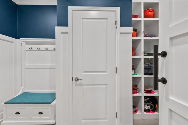 view of mudroom