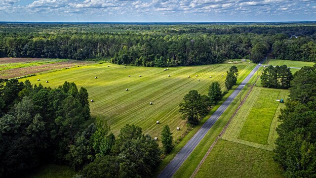 0 Tuten Rd, Round O, SC 29474 - aerial view of sparsely populated area featuring a heavily wooded area