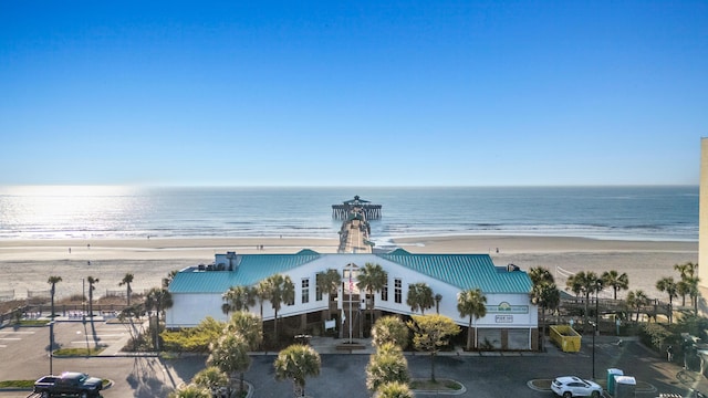 water view featuring a view of the beach