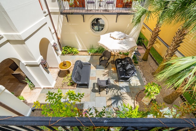 174 N Shelmore Blvd, Mount Pleasant, SC 29464 - balcony with a patio and an outdoor hangout area
