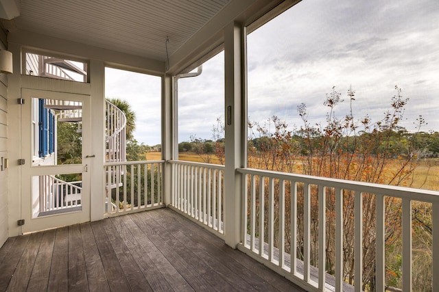 view of deck