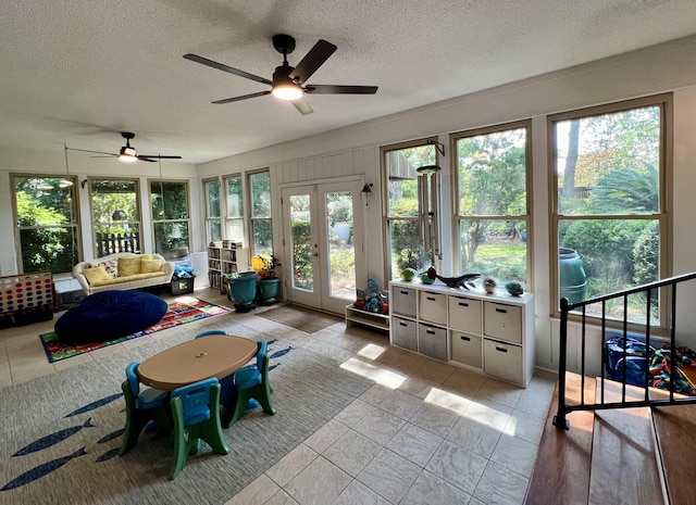 1039 Grand Concourse St, Charleston, SC 29412 - sunroom / solarium with french doors and healthy amount of natural light