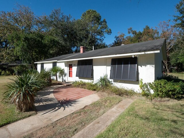 view of back of property