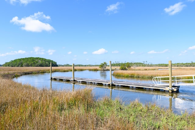 1612 John Fenwick Ln, Johns Island, SC 29455 - dock with a water view