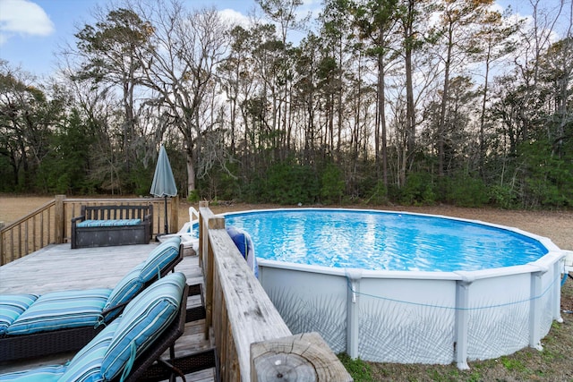 pool featuring a deck