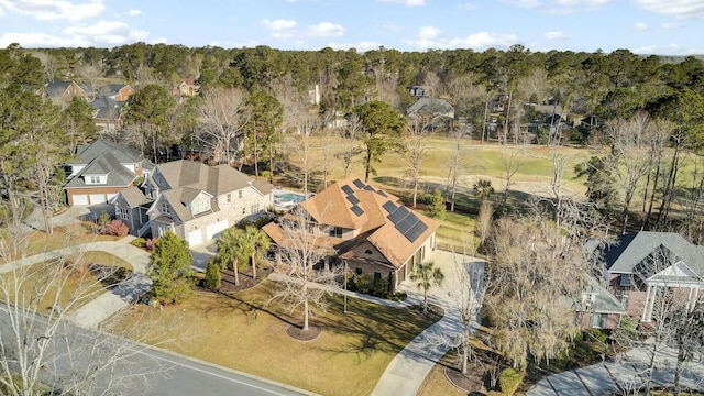 bird's eye view featuring a residential view