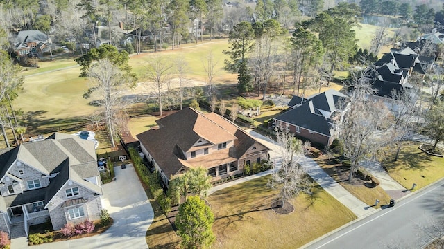 bird's eye view featuring a residential view