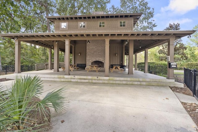 surrounding community featuring a patio