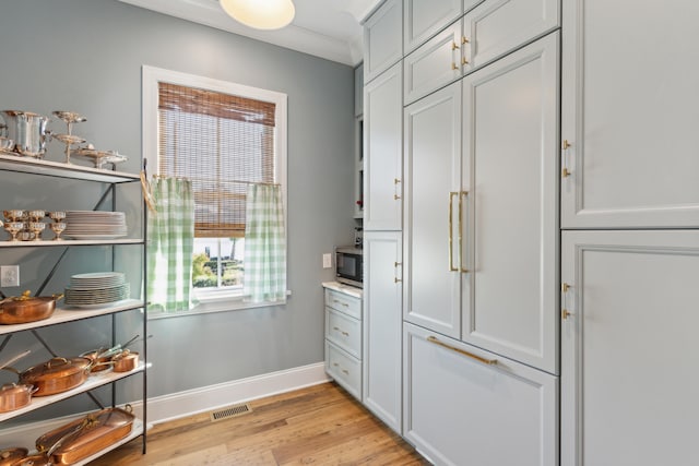 interior space featuring light hardwood / wood-style flooring