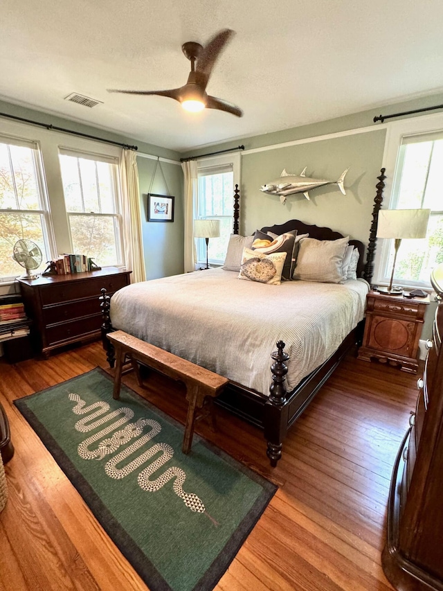 2066 Wappoo Dr, Charleston, SC 29412 - bedroom with wood finished floors and a ceiling fan