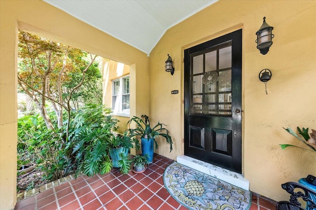2066 Wappoo Dr, Charleston, SC 29412 - entrance to property featuring stucco siding and a porch