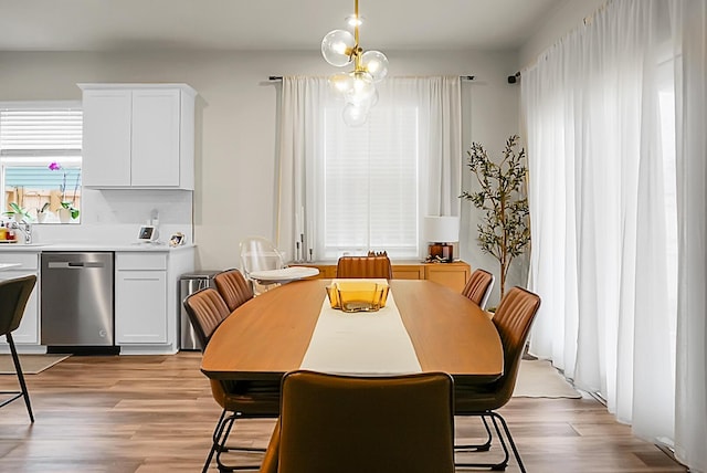 513 Donnas View Way, Summerville, SC 29486 - dining space with light wood finished floors