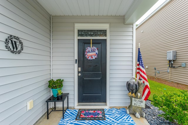 view of entrance to property