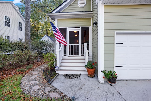 view of entrance to property