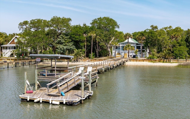 2619 Buccaneer Rd, Isle Of Palms, SC 29451 - dock featuring a water view