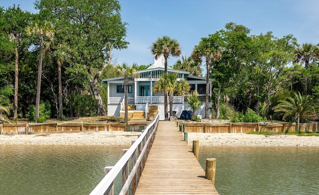 2619 Buccaneer Rd, Isle Of Palms, SC 29451 - dock with a water view