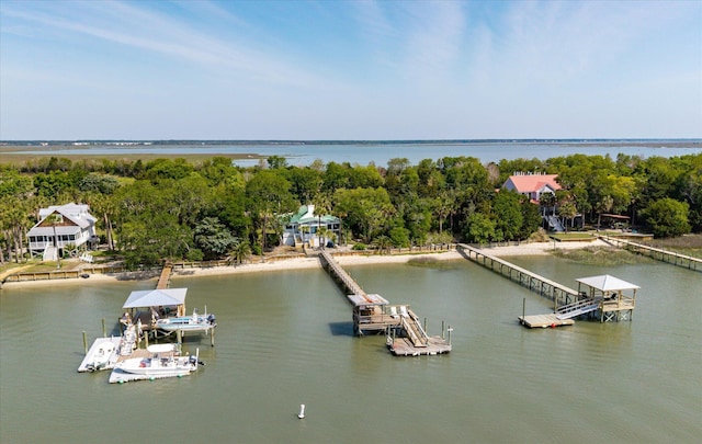 2619 Buccaneer Rd, Isle Of Palms, SC 29451 - bird's eye view of a nearby body of water and a tree filled landscape