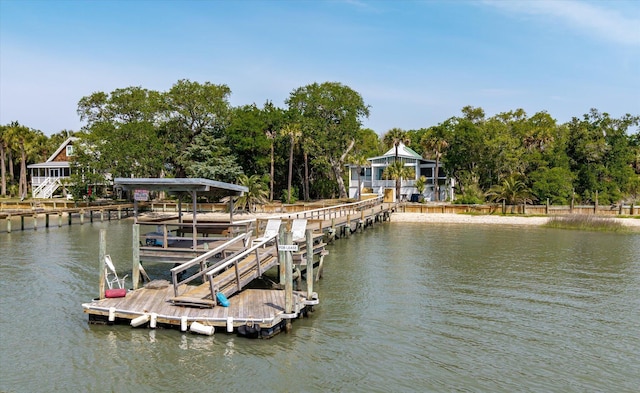 2619 Buccaneer Rd, Isle Of Palms, SC 29451 - dock area with a water view